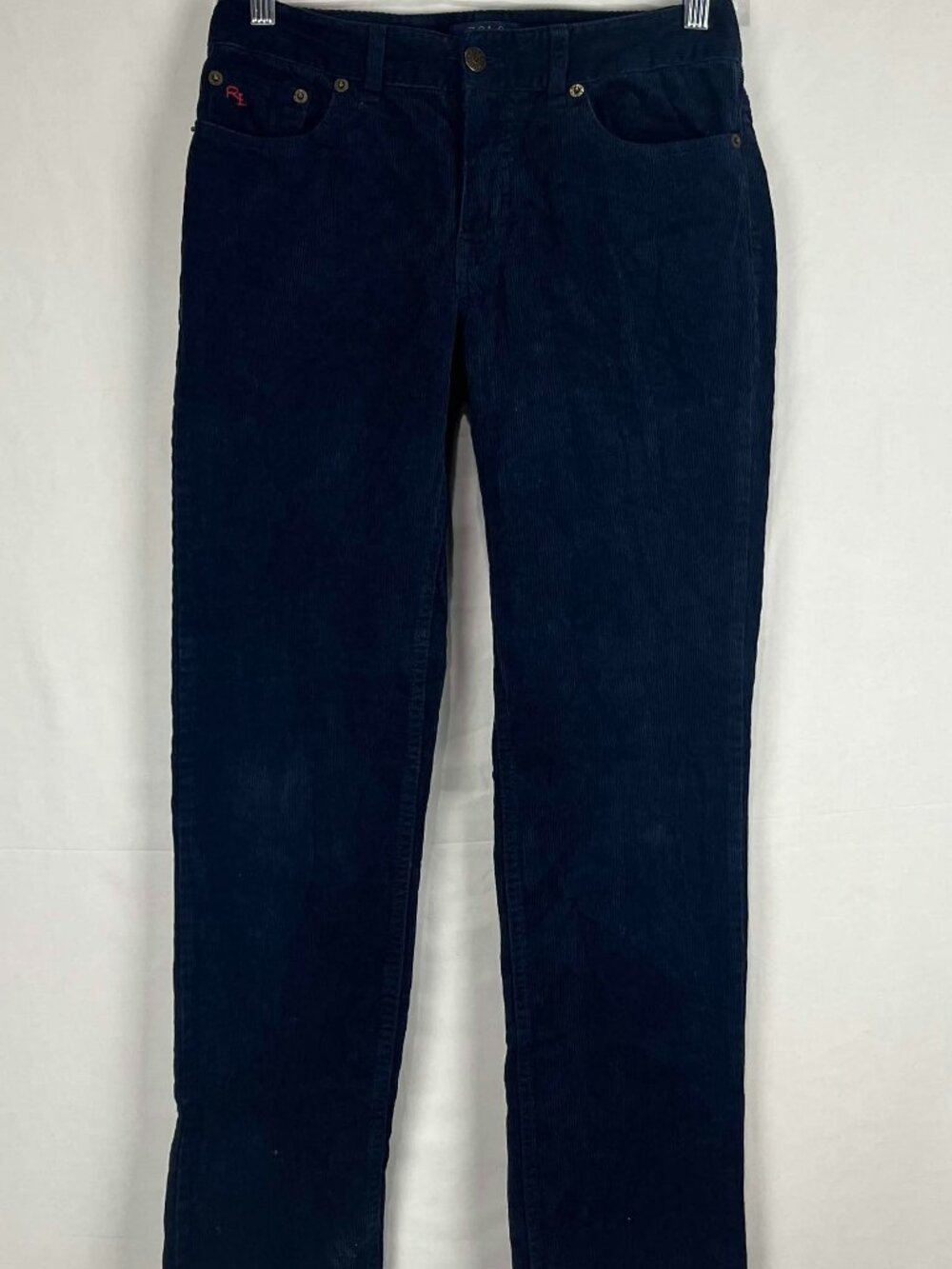 EUC Polo Ralph Lauren Boys 5-Pocket Navy Blue Corduroy Cotton Pants Size 14